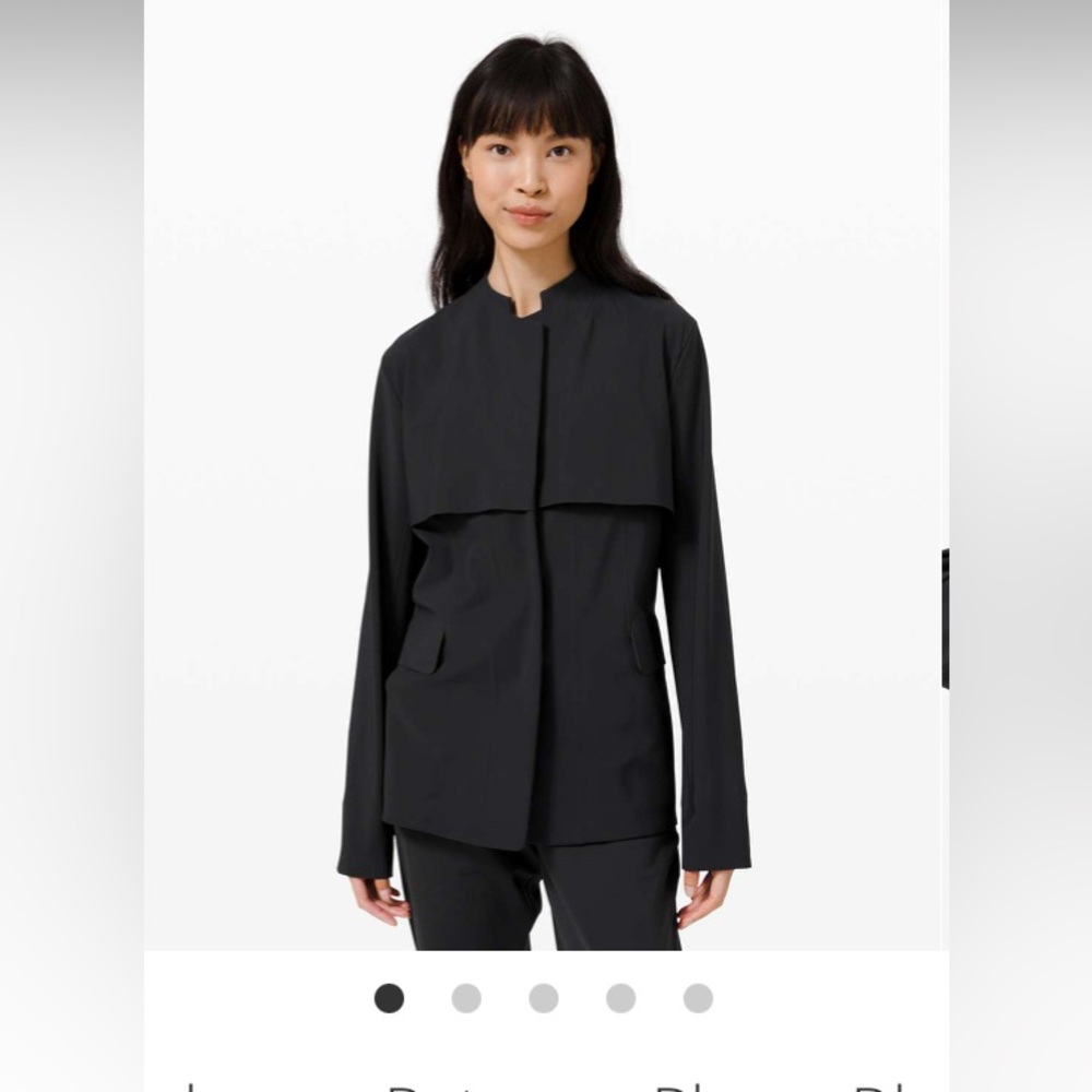 Lululemon Between Places Blazer on the move jacket black NWT 8